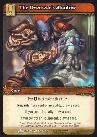 World of Warcraft TCG | The Overseer's Shadow - Scourgewar 262/270 | The Nerd Merchant