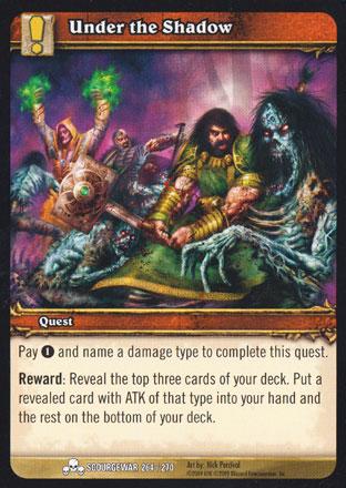 World of Warcraft TCG | Under the Shadow - Scourgewar 264/270 | The Nerd Merchant