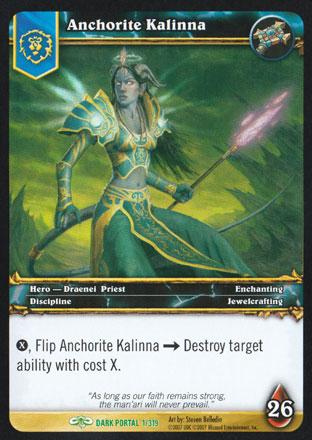 World of Warcraft TCG | Anchorite Kalinna - Through the Dark Portal 1/319 | The Nerd Merchant