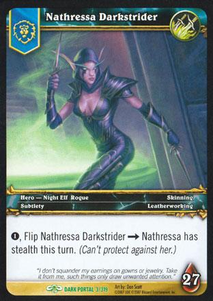World of Warcraft TCG | Nathressa Darkstrider - Through the Dark Portal 3/319 | The Nerd Merchant