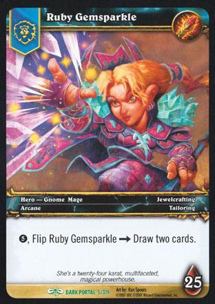 World of Warcraft TCG | Ruby Gemsparkle - Through the Dark Portal 5/319 | The Nerd Merchant