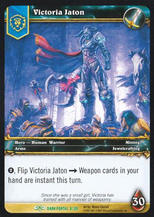 World of Warcraft TCG | Victoria Jaton - Through the Dark Portal 8/319 | The Nerd Merchant