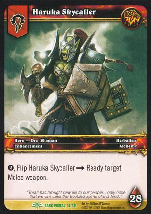 World of Warcraft TCG | Haruka Skycaller - Through the Dark Portal 14/319 | The Nerd Merchant