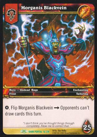 World of Warcraft TCG | Morganis Blackvein - Through the Dark Portal 16/319 | The Nerd Merchant