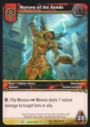 World of Warcraft TCG | Morova of the Sands - Through the Dark Portal 17/319 | The Nerd Merchant