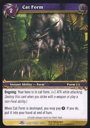 World of Warcraft TCG | Cat Form - Through the Dark Portal 19/319 | The Nerd Merchant