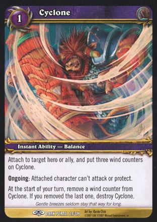 World of Warcraft TCG | Cyclone - Through the Dark Portal 21/319 | The Nerd Merchant