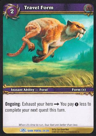 World of Warcraft TCG | Travel Form - Through the Dark Portal 29/319 | The Nerd Merchant