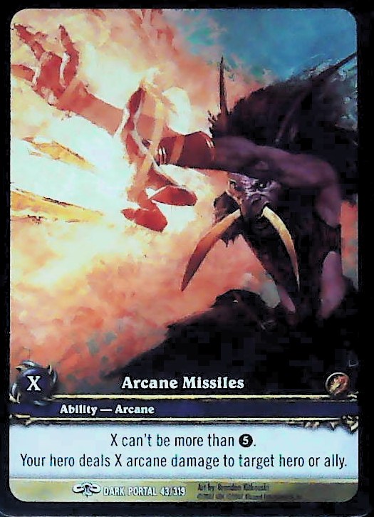 World of Warcraft TCG | Arcane Missiles (Extended Art) - Through the Dark Portal 43/319 | The Nerd Merchant