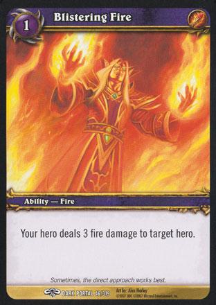 World of Warcraft TCG | Blistering Fire - Through the Dark Portal 46/319 | The Nerd Merchant