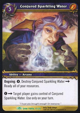 World of Warcraft TCG | Conjured Sparkling Water - Through the Dark Portal 47/319 | The Nerd Merchant