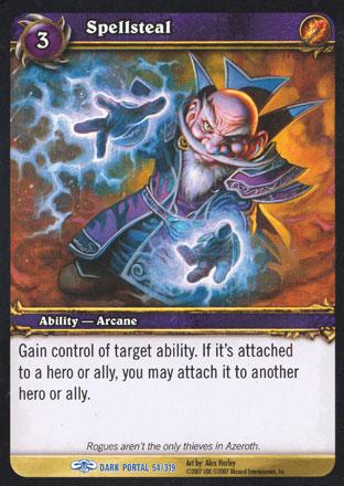 World of Warcraft TCG | Spellsteal - Through the Dark Portal 54/319 | The Nerd Merchant