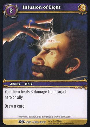 World of Warcraft TCG | Infusion of Light - Through the Dark Portal 60/319 | The Nerd Merchant