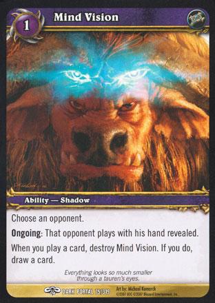 World of Warcraft TCG | Mind Vision - Through the Dark Portal 75/319 | The Nerd Merchant