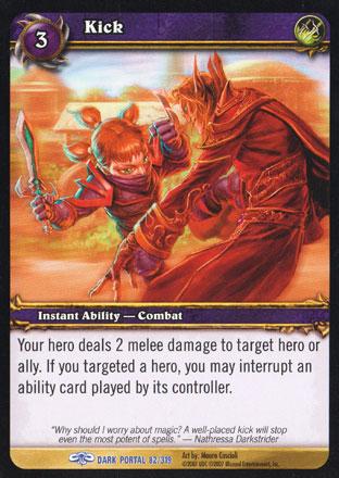 World of Warcraft TCG | Kick - Through the Dark Portal 82/319 | The Nerd Merchant