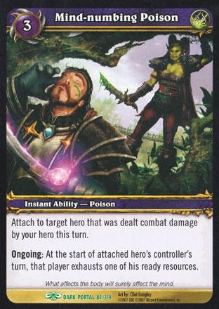 World of Warcraft TCG | Mind-numbing Poison - Through the Dark Portal 84/319 | The Nerd Merchant