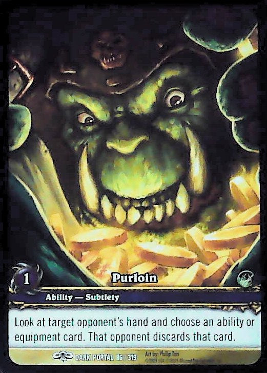 World of Warcraft TCG | Purloin (Extended Art) - Through the Dark Portal 86/319 | The Nerd Merchant