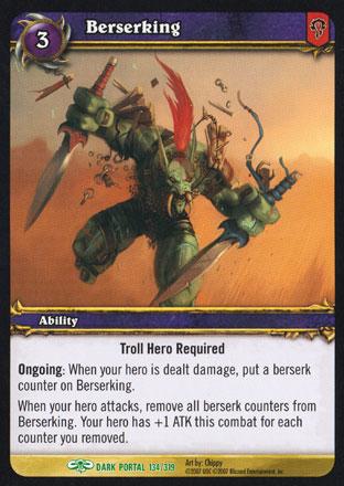 World of Warcraft TCG | Berserking - Through the Dark Portal 134/319 | The Nerd Merchant