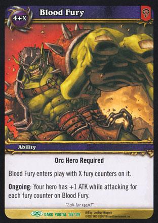 World of Warcraft TCG | Blood Fury - Through the Dark Portal 135/319 | The Nerd Merchant