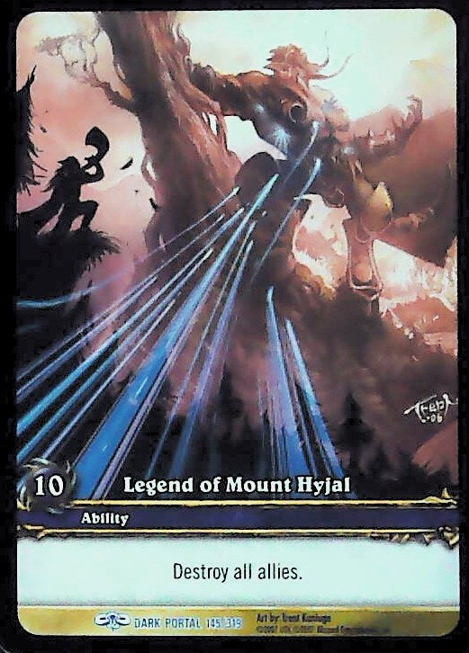 World of Warcraft TCG | Legend of Mount Hyjal (Extended Art) - Through the Dark Portal 145/319 | The Nerd Merchant