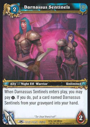 World of Warcraft TCG | Darnassus Sentinels - Through the Dark Portal 161/319 | The Nerd Merchant