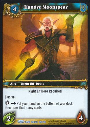 World of Warcraft TCG | Ilandre Moonspear - Through the Dark Portal 168/319 | The Nerd Merchant