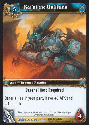 World of Warcraft TCG | Kal'ai the Uplifting - Through the Dark Portal 171/319 | The Nerd Merchant