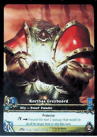 World of Warcraft TCG | Korthas Greybeard (Extended Art) - Through the Dark Portal 174/319 | The Nerd Merchant