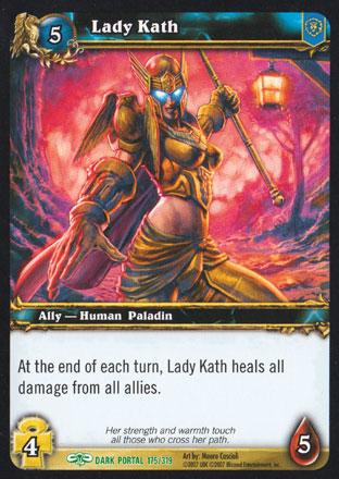 World of Warcraft TCG | Lady Kath - Through the Dark Portal 175/319 | The Nerd Merchant