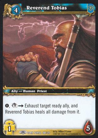 World of Warcraft TCG | Reverend Tobias - Through the Dark Portal 188/319 | The Nerd Merchant