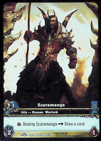 World of Warcraft TCG | Scaramanga (Extended Art) - Through the Dark Portal 189/319 | The Nerd Merchant