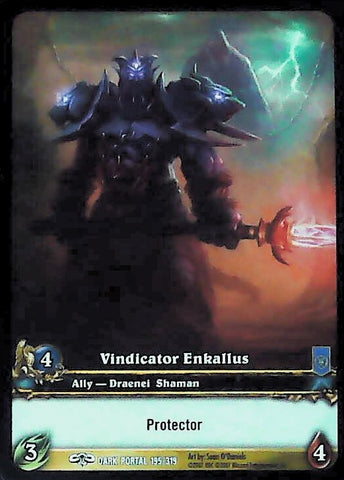 World of Warcraft TCG | Vindicator Enkallus (Extended Art) - Through the Dark Portal 195/319 | The Nerd Merchant