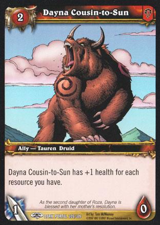 World of Warcraft TCG | Dayna Cousin-to-Sun - Through the Dark Portal 205/319 | The Nerd Merchant