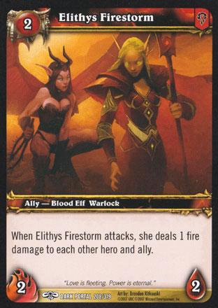 World of Warcraft TCG | Elithys Firestorm - Through the Dark Portal 208/319 | The Nerd Merchant