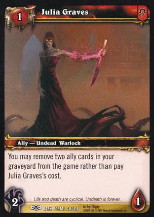 World of Warcraft TCG | Julia Graves - Through the Dark Portal 216/319 | The Nerd Merchant