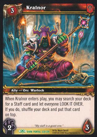 World of Warcraft TCG | Kralnor - Through the Dark Portal 220/319 | The Nerd Merchant