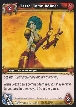 World of Warcraft TCG | Leeza, Tomb Robber - Through the Dark Portal 221/319 | The Nerd Merchant