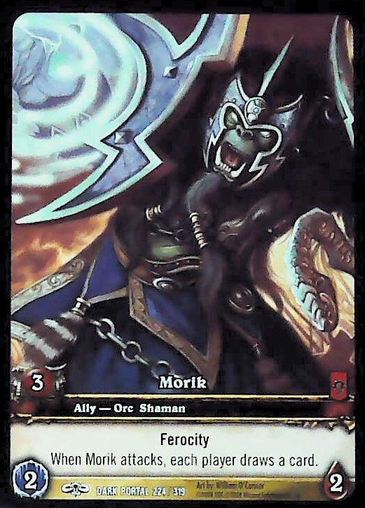 World of Warcraft TCG | Morik (Extended Art) - Through the Dark Portal 224/319 | The Nerd Merchant