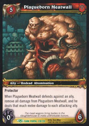 World of Warcraft TCG | Plagueborn Meatwall - Through the Dark Portal 228/319 | The Nerd Merchant