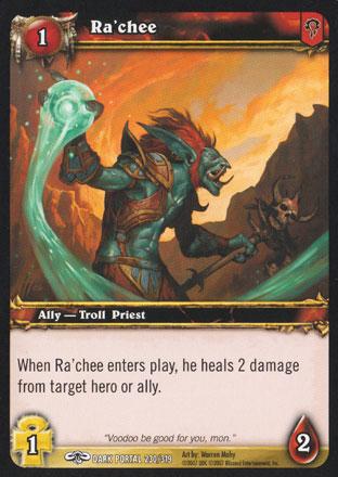 World of Warcraft TCG | Ra'chee - Through the Dark Portal 230/319 | The Nerd Merchant