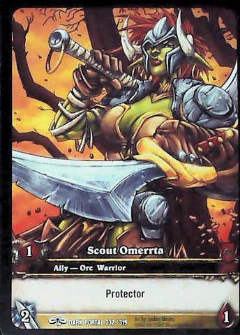 World of Warcraft TCG | Scout Omerrta (Extended Art) - Through the Dark Portal 232/319 | The Nerd Merchant