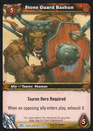 World of Warcraft TCG | Stone Guard Rashun - Through the Dark Portal 234/319 | The Nerd Merchant