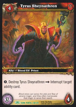 World of Warcraft TCG | Tyrus Sheynathren - Through the Dark Portal 238/319 | The Nerd Merchant