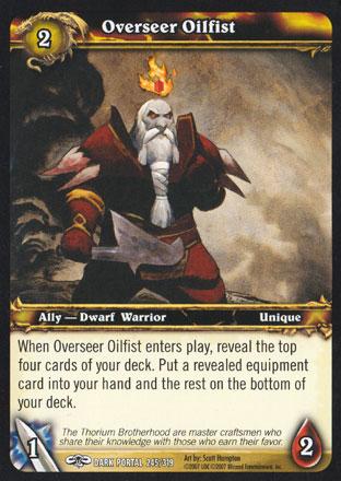 World of Warcraft TCG | Overseer Oilfist - Through the Dark Portal 245/319 | The Nerd Merchant