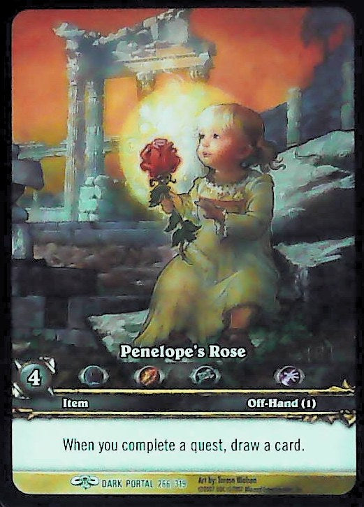 World of Warcraft TCG | Penelope's Rose (Extended Art) - Through the Dark Portal 266/319 | The Nerd Merchant