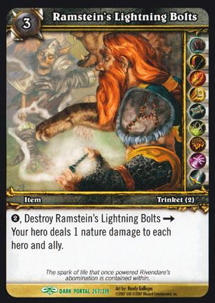 World of Warcraft TCG | Ramstein's Lightning Bolts - Through the Dark Portal 267/319 | The Nerd Merchant