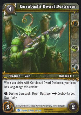 World of Warcraft TCG | Gurubashi Dwarf Destroyer - Through the Dark Portal 274/319 | The Nerd Merchant