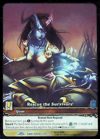 World of Warcraft TCG | Rescue The Survivors! (Extended Art) - Through the Dark Portal 297/319 | The Nerd Merchant