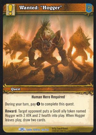 World of Warcraft TCG | Wanted: "Hogger" - Through the Dark Portal 299/319 | The Nerd Merchant