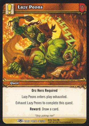 World of Warcraft TCG | Lazy Peons - Through the Dark Portal 303/319 | The Nerd Merchant